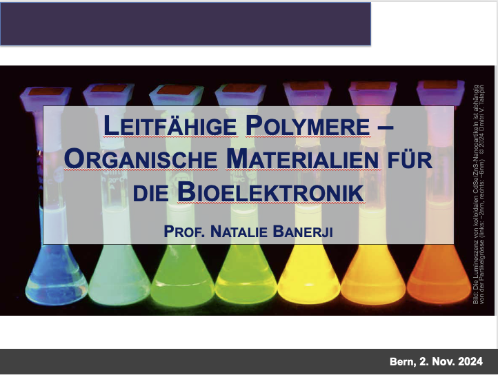 Natalie presents at “Chemie am Samstag”