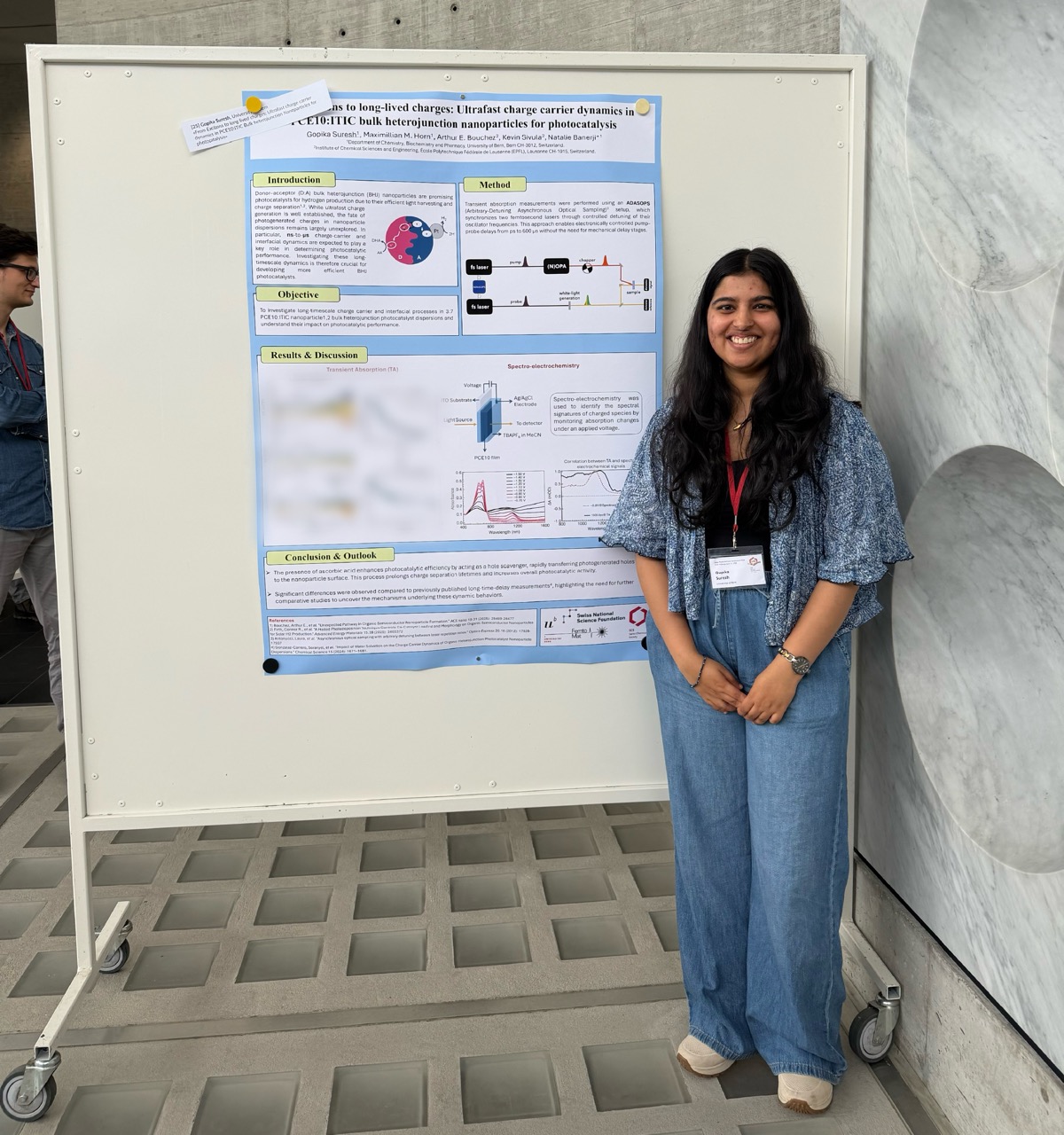 Gopika presents at the Swiss Photochemistry Symposium